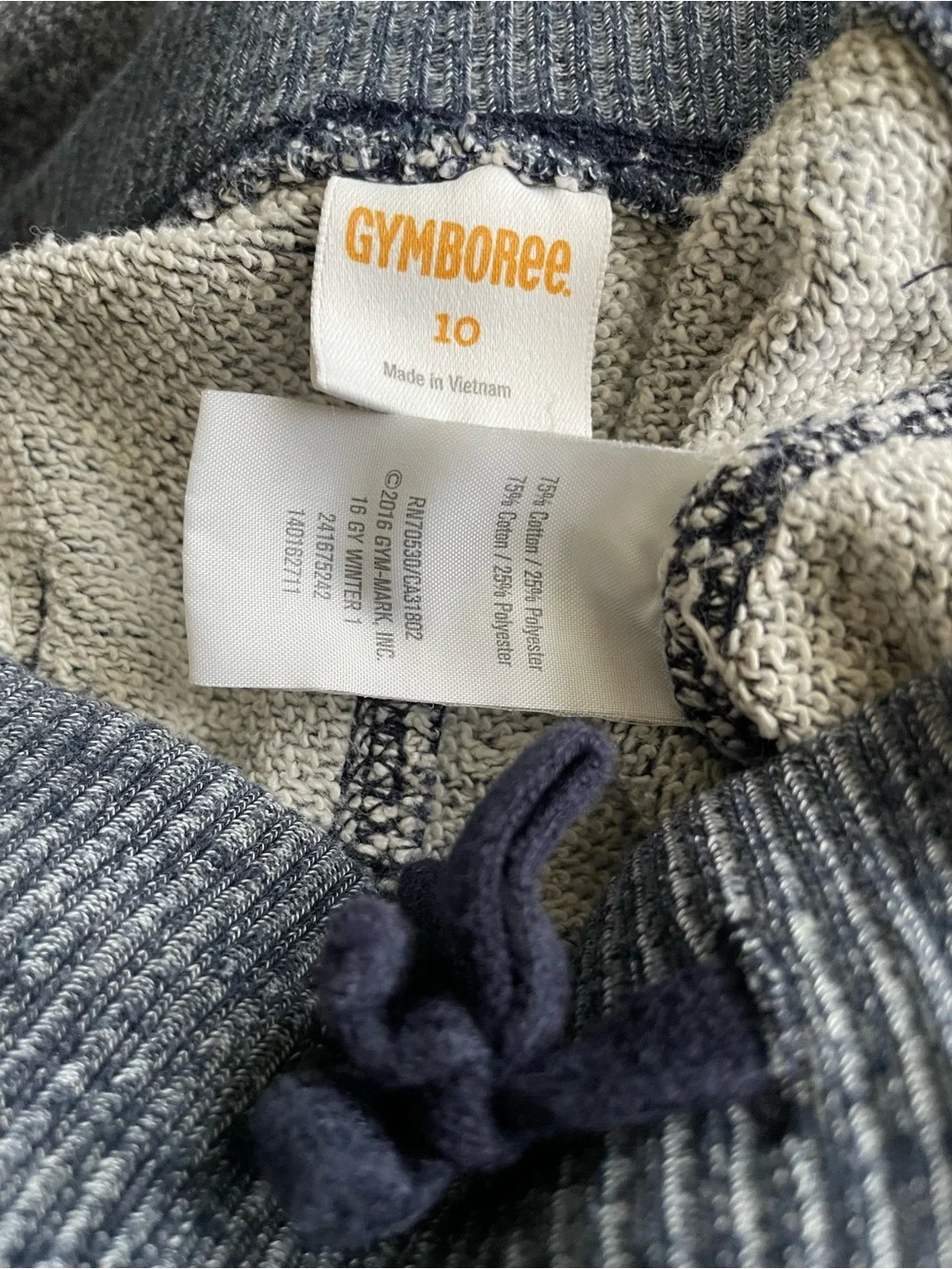 Gymboree Blue Boys Joggers Size 10